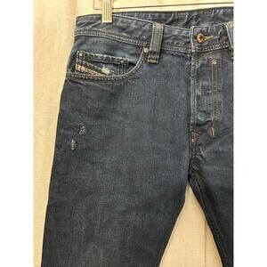 Diesel SAFADO Mens Blue Dark Wash Slim Straight Jeans 0806X W29 L30